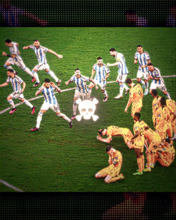 ARG vs NED: The Battle ⚔️ 🔥 ☠️ || #worldcup #football #edits