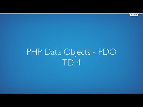 Programmation Web 2 - PHP Data Objects