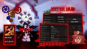 Blox Fruit Script Auto Race V4!! Xeter Hub V1 - No Key!! // Race V4 // Auto Farm // Sea Event