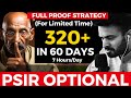 PSIR OPTIONAL for UPSC | Full Proof 60 Days Strategy to score beyond 320| Naman Shrivastava MisFits