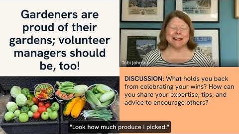 Why you should be bragging about your volunteers like a harvest! - TeamKinetic Conference Highlight