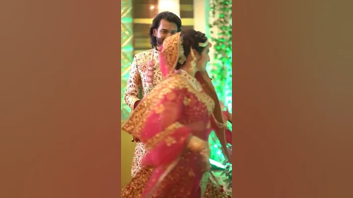 bhavini purohit - dhaval wedding entry video #shorts #youtubeshorts #viral #bhavini #wedding
