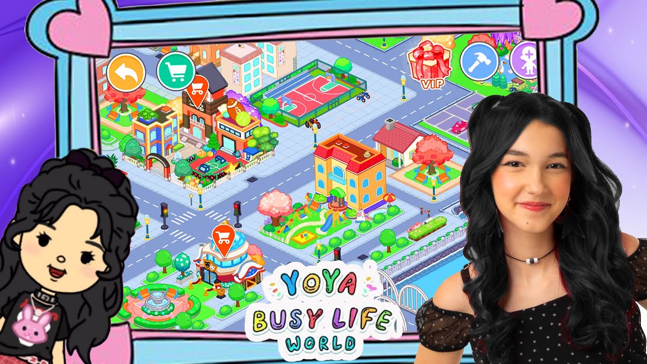 LULUCA JOGANDO NA NOVA CIDADE DE YOYA BUSY LIFE WORLD | Família Luluca