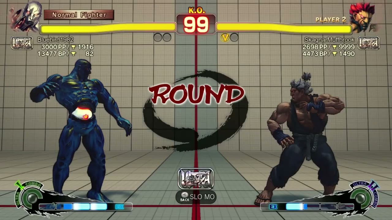 Bluebird1982 (Seth) Vs SkagnarMuffbrook (Akuma) | USF4