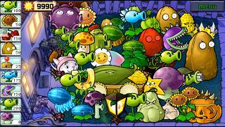 PVZ MOD MENU Gameplay #142 Giant Plants vs Zombies Survival Night