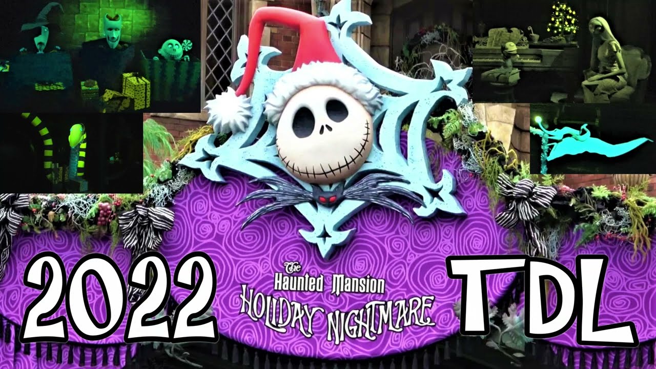 【Disney(^^♪】ホーンテッドマンション　2022 ホリデーナイトメアー　ディズニーランド　Tokyo Disneyland　Haunted Mansion　Holiday Nightmare