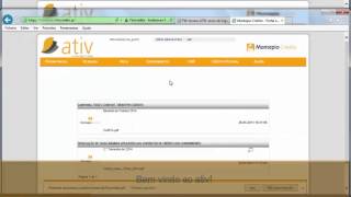 Tutorial ativ -- Entrar no ativ (Passo 2)