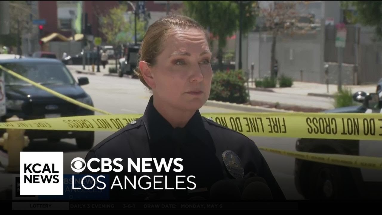 LAPD gives update on deadly Metro shooting in Hollywood - YouTube