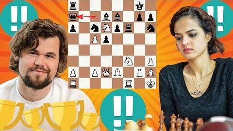 Tania Sachdev vs Magnus Carlsen chess game 87