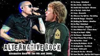 Linkin Park, Nickelback, Metallica, Daughtry, Green Day, Creed - Alternative Rock 90s 2000s Mix Hits