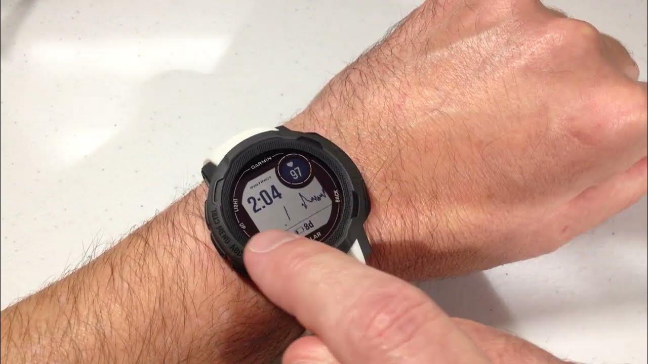 Garmin Instinct 2 Viewing Heart Rate (Basics) YouTube