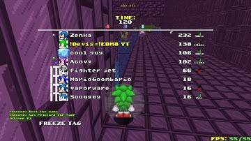 SRB2 v2.2.10 - Multiplayer - Freeze Tag part 1. First play!