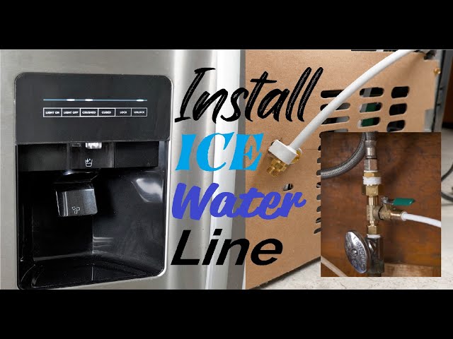 How to Run a Refrigerator Water Line