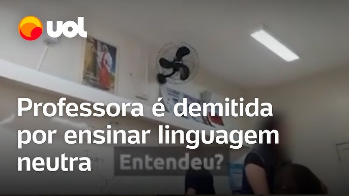 Professor de BH diz ter sido demitido por usar linguagem neutra em site