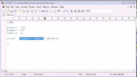 Beginner PHP Tutorial 22 Arithmetic Operators