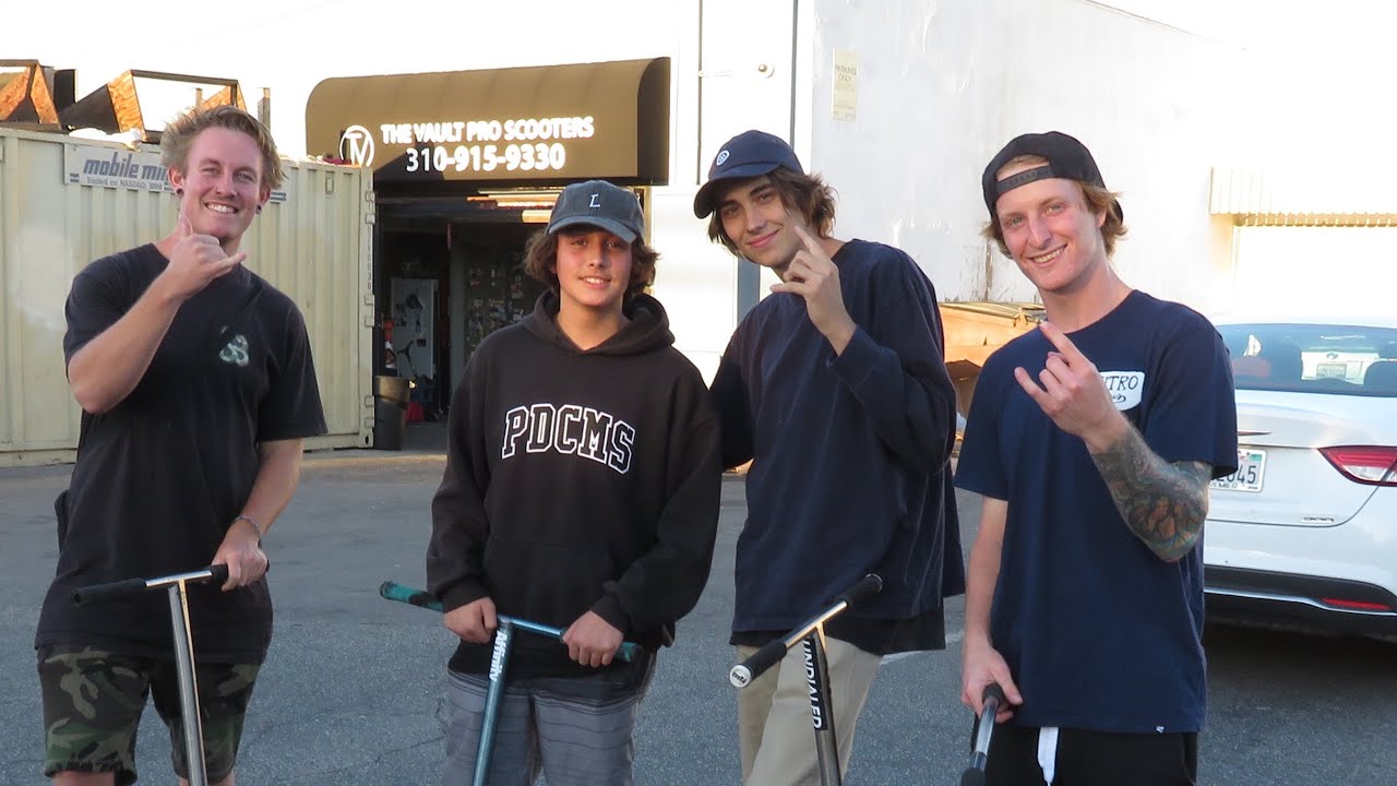 Meeting Undialed and Scoota Brad at The Vault Pro Scooters!!