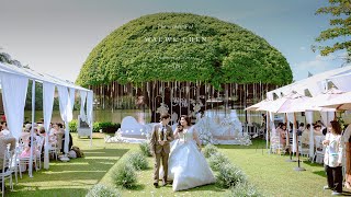 วิดีโองานแต่งงาน สวนสามพราน -  Sampran Riverside Vows Wedding Ceremony พิธีหมั้น บ้านเรือนไทย