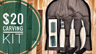 BLACK FRIDAY / $20 wood carving kit for beginners