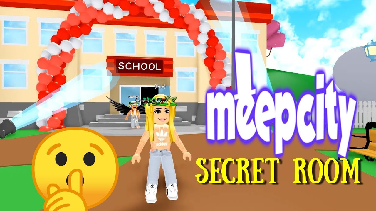 Meepcity School Update Secret Room Reveal Youtube