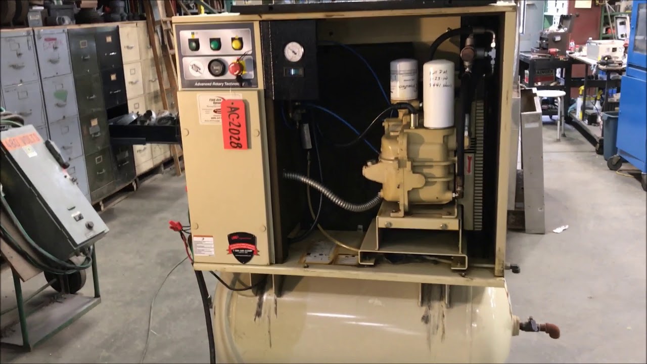 Ingersoll Rand 10HP Air Compressor AC2028 YouTube