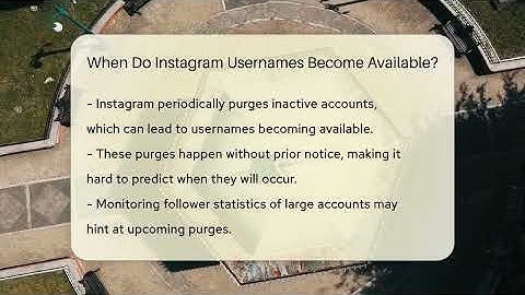 When Do Instagram Usernames Become Available? - Everyday-Networking
