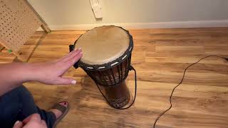 Deep Carved Djembe Bongo Drum, Very well-crafted, beautiful art work. A lot smaller than I expected