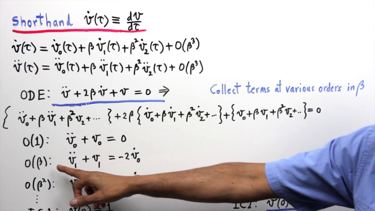 Second Order ODE Asymptotic Expansion part 2 - YouTube