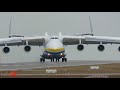 Antonov AN-225 - Landing + Takeoff at Leipzig/Halle Airport 03. / 04.04.2018 Leipzig