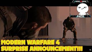 MODERN WARFARE 4 FINALLY ANNOUNCED, BLOG INFO DUMP BRIEFING!! (CALLOFDUTY:MW4)