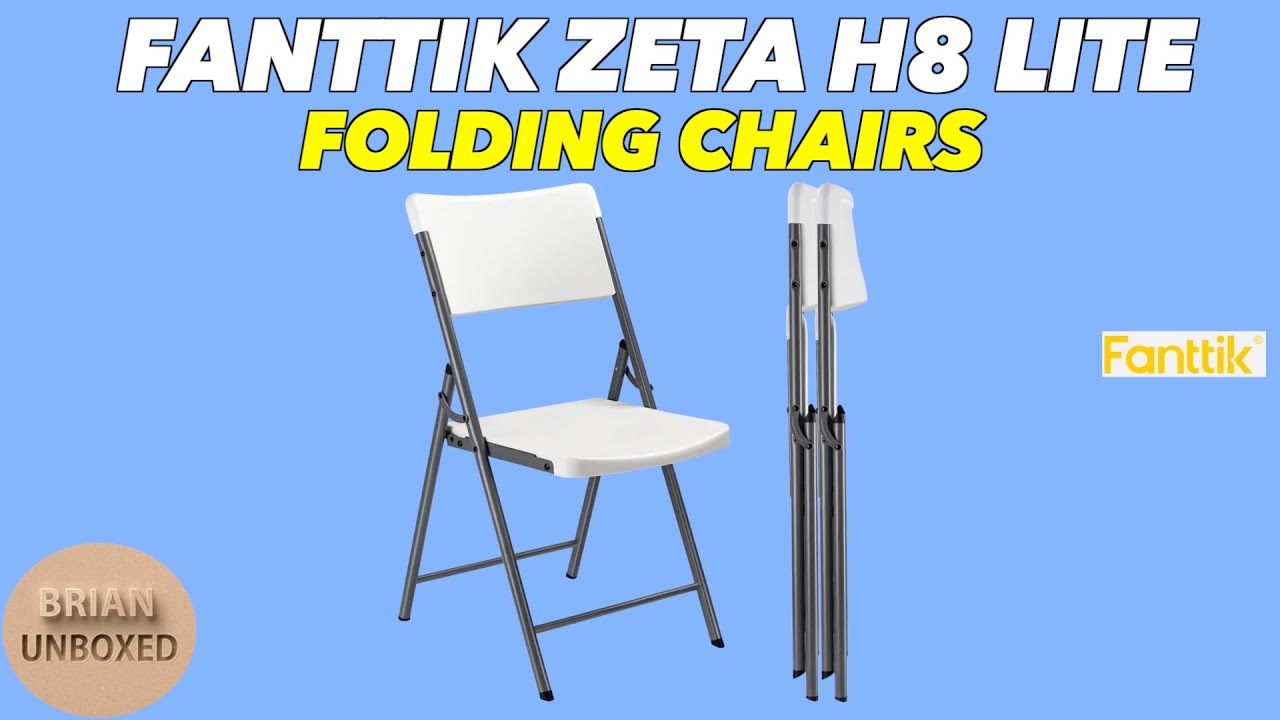 Fanttik Zeta H8 Lite Folding Chairs - Review - YouTube