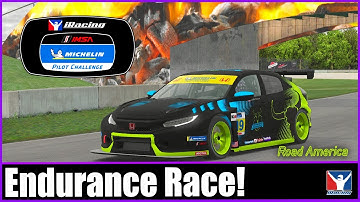 Honda Civic TCR | IMSA Michelin Pilot Challenge - Road America | iRacing #enduranceracing