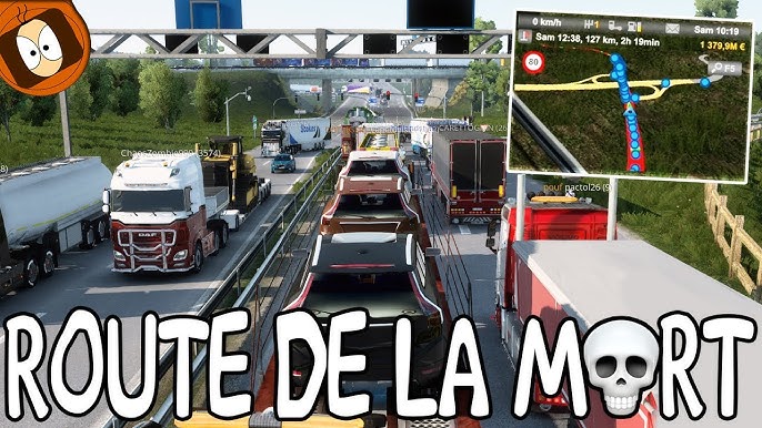 TEST] VOLANT (G29) + ETS2 : UN CONVOI QUI TOURNE MAL ! 💥 