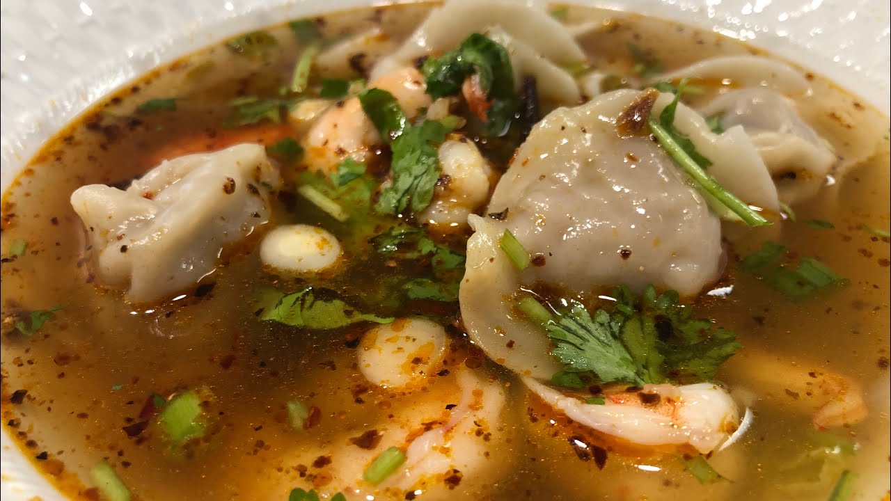 How I Make Pork Dumpling Soup