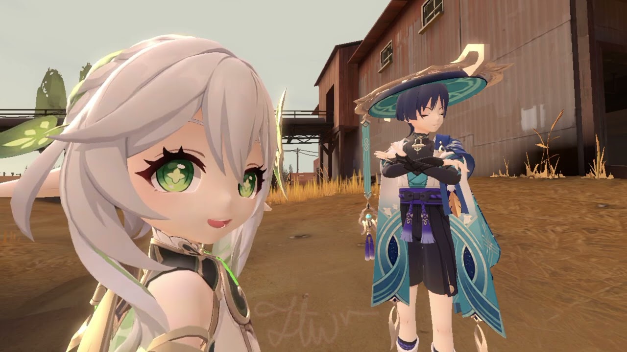 Hello Nahida ! [SFM /Genshin Impact] Animation test.