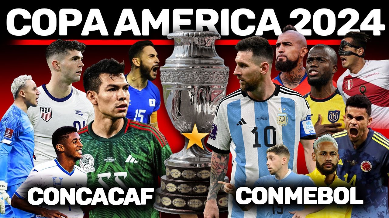 Así será la Super COPA AMERICA 2024 de 16 paises Conmebol vs Concacaf