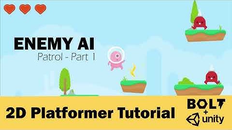 Easy Free Video Game Design Tutorial # 14 - Enemy AI - Patrol - Part 1