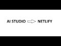 Learn to host ai studio app easily on netlify