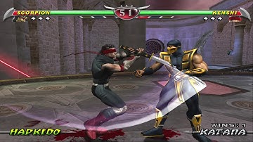 Mortal Kombat Deception - Scorpion Arcade Playthrough