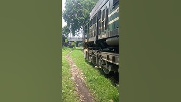 After completing Journey New American Locomotive GEU 20 going back towards loco shed #shorts #yt