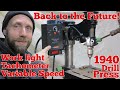 Old drill press restoration upgrade