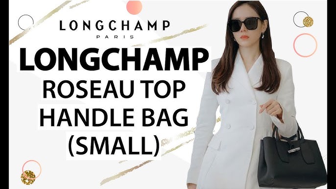Longchamp, Bags, Longchamp Mini Roseau Top Handle Xs Extra Small  Crossbody Natural