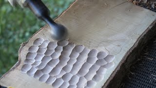 Experimenting with the Arbortech Ball Gouge - Woodwork Texturing