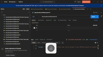 tutorial penggunaan aplikasi PostMan dalam mengakses API database MySQL menggunakan localhost.