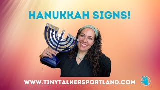 Learn some HANUKKAH Signs! - Baby Sign Language- ASL (Portland Oregon)