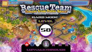 Rescue Team 10 CE - Level 58 Walkthrough (Bonus Level 8)  - Danger from Outer Space!