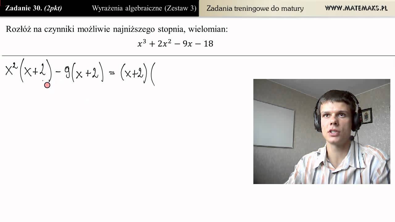 Rozłóż Wielomian W Na Czynniki I Podaj Jego Pierwiastki