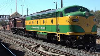 Australian Steam: 3801 Transfer to Albury Easter 2021