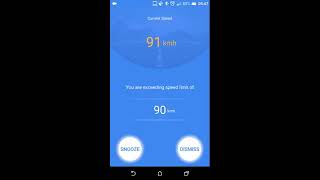 Safee App - An overspeed alarm application screenshot 5