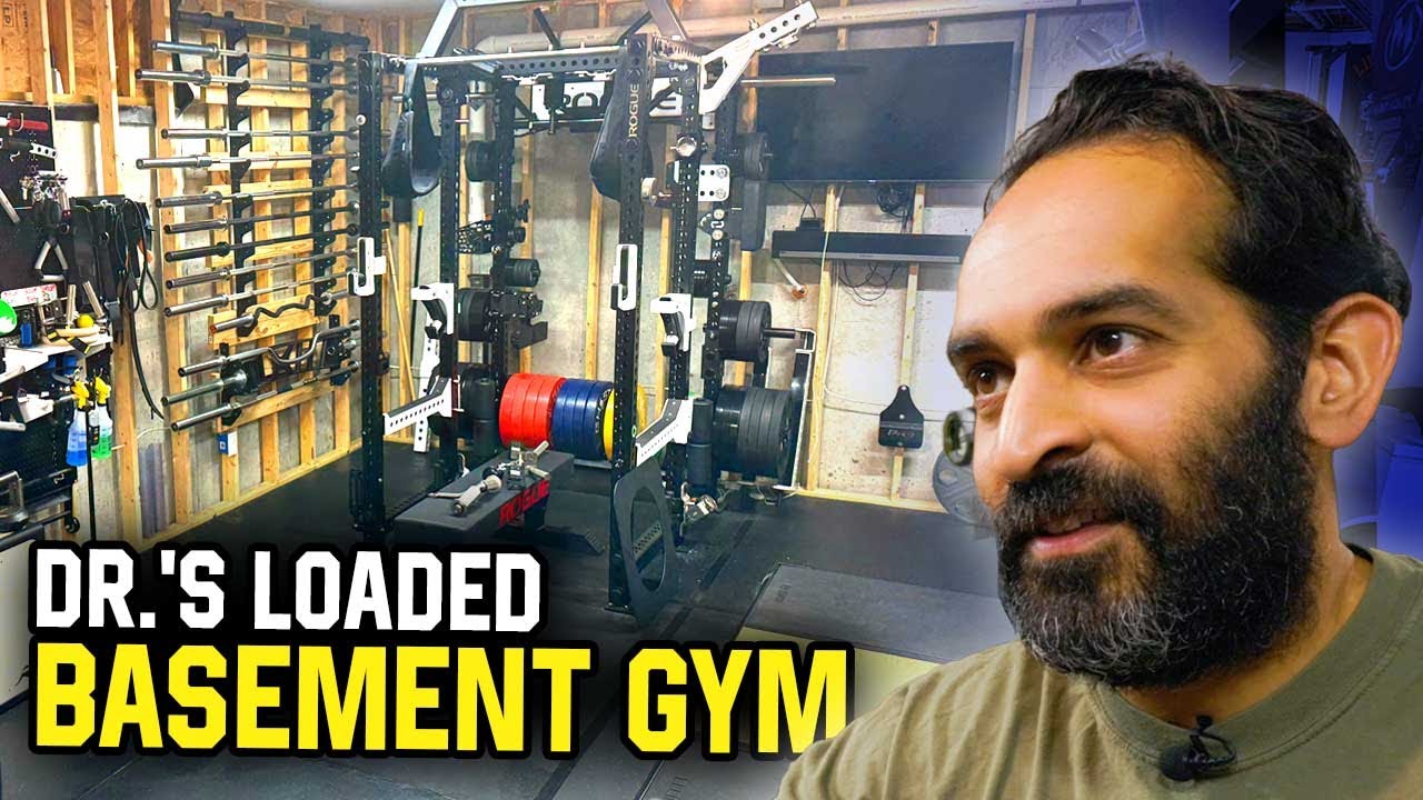 Doctor's Decked Out Basement Gym