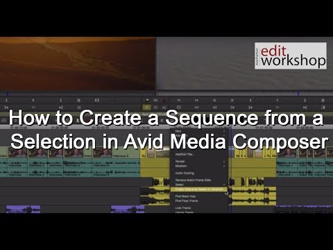 Video: Hur konsoliderar du sekvenser i Avid?